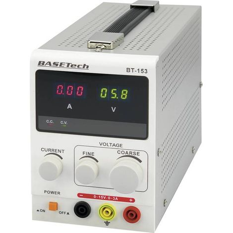 [GEBRAUCHT] B-Ware Basetech BT-153 Labornetzgerät Netzteil Labornetzteil einstellbar 0 - 15 V/DC (1/2)