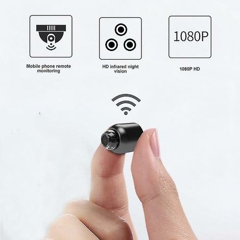 Mini caméra Nx5 sans fil Wifi 1080p Surveillance Homeeye moniteur de Vision nocturne à domicile caméra de sécurité intérieure-seule caméra (1/5)