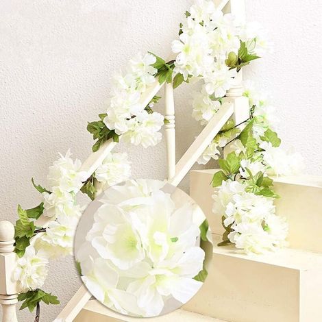 Pièce x 1,8 cm - Fleurs de cerisier artificielles blanches