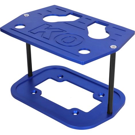 Support de fixation pour batterie Optima 34/78 (bleu) pour voitures, camions, bateaux et quads (1/5)