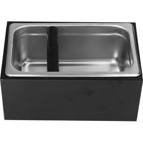 Grand bac à marc de café 275x175x125mm 3L, collecteur démontable pour espresso, réservoir à poudre solide, outil de barista polyvalent (1/5)