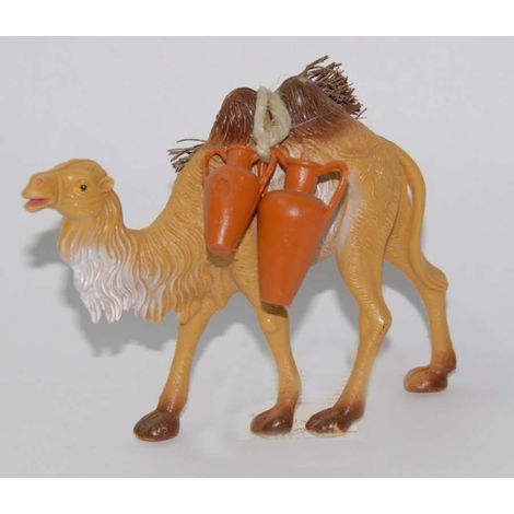 Cammello con Fascine e Brocche - Decorazione per Presepe - 12 cm (1/2)