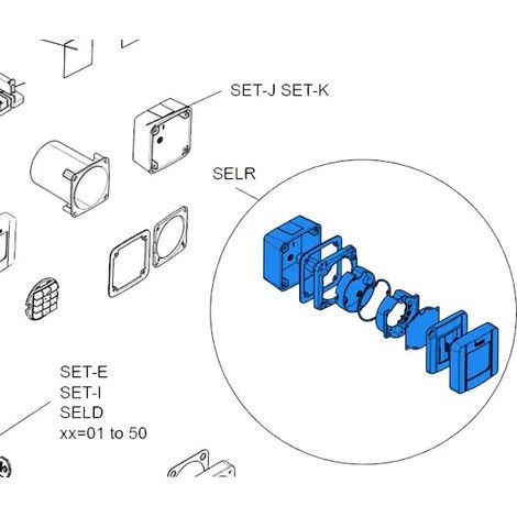 came kit de remplacement composants mécaniques selr1ndg 88006-0022 (1/3)