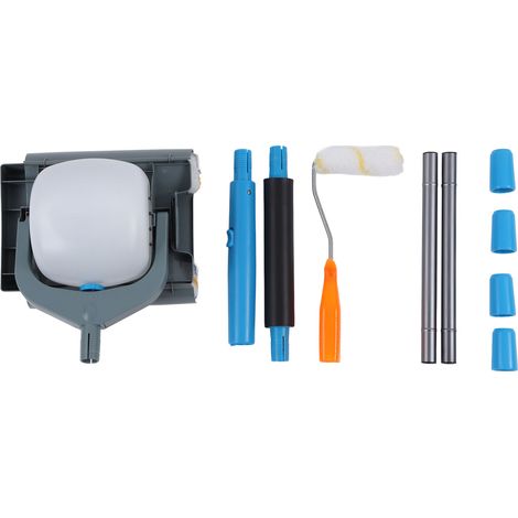 Kit de rouleau à peinture électrique portatif avec éjection automatique du pinceau, outil de peinture murale pour la maison (1/5)