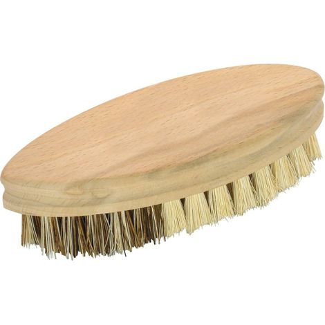 Brosse à laver, Brosse à vaisselle, Brosse à nettoyer, Bois certifié FSC, 14x6x5cm (1/3)