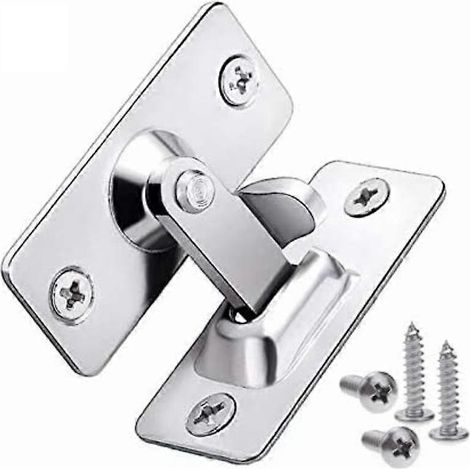 Loquet à boucle à 90 degrés, loquet de porte à angle droit, loquet à levier de verrouillage, verrou de porte de sécurité robuste en acier inoxydable 304 ( ) (1/5)