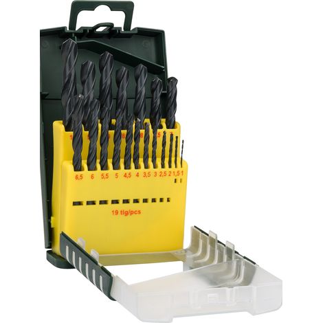 Bosch 2607017151 Metal Drill Bit Set HSS-R 1-10mm GripBox 19 Piece (1/2)