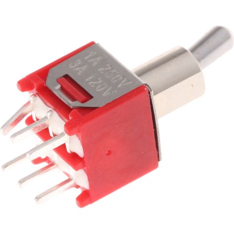 Interrupteur à levier RS PRO, On-On, 2RT, 3 A @ 120 V c.a. ( Prix pour 1 ) (1/2)