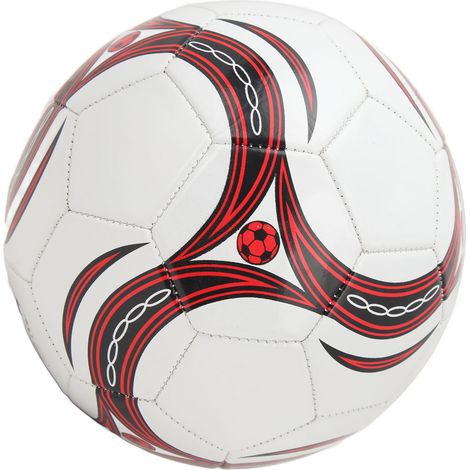 Ballon de football américain n° 5 en PVC épais, motif flammes rouges, pour l'entraînement au football. (1/5)