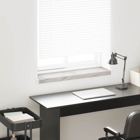 vidaXL Appui de fenêtre Texture marbre 60 x 20 x 4,5 cm PVC (1/5)