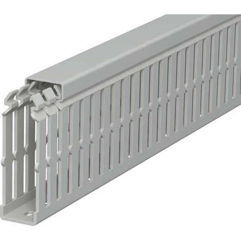 OBO Bettermann Vertr Verdrahtungskanal RAL 7030 LKV N 75025 2 Stk (1/3)