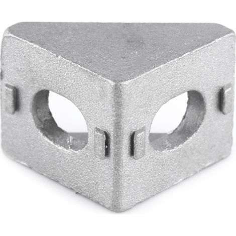 10 Stück L-förmige Eckverbinder aus Aluminiumlegierung, rechtwinklige Befestigungsclips 20x20 mm (1/5)