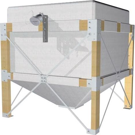 Silo de type 20 avec vibreur – Puissance 2300W – Alimentation électrique 230V – Longueur câble 5m – Pour stockage granulés – Fröling