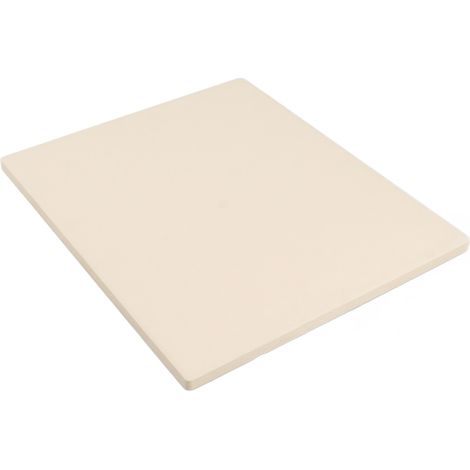 Pierre à pizza rectangulaire 30 x 38 cm, répartition uniforme de la chaleur, facile à nettoyer, en cordiérite, pour four et grill.