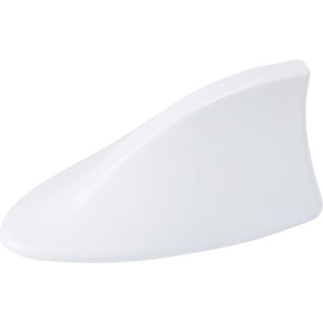 Antenne aileron de requin universelle pour voiture, amplificateur radio AM/FM avec caoutchouc étanche blanc (1/5)