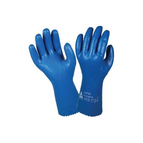 Chemiehandschuhe Leipzig Gr.10 blau EN 388,EN 374 PSA III HASE (1/2)