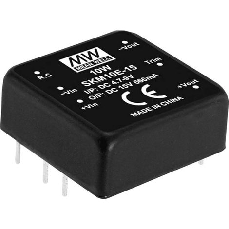 Module convertisseur CC/CC MEAN WELL SKM10A-12 Nbr. de sorties: 1 x 833 mA 10 W 1 pc(s) Q122182 (1/2)