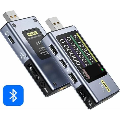 FNIRSI FNB58 USB Power Tester with IPS Display FNIRSI FNB58 USB Fast Charge Tester - Bluetooth Version (1/5)