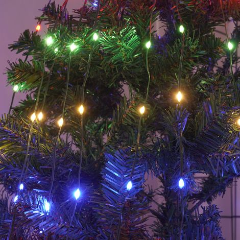 Guirlande lumineuse décorative pour sapin de Noël, guirlande lumineuse pour jardin, guirlande lumineuse cascade, guirlande lumineuse d'ambiance pour fête et camping, guirlandes lumineuses LED pour l'e (1/5)