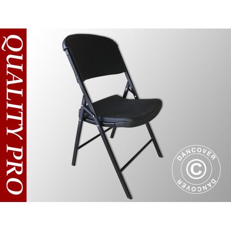 Sedie Pieghevoli 48x43x89cm, Nero, 4 pz. - Dancover