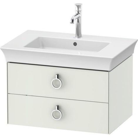 Meuble-lavabo WHITE TULIP 684x410mm 2 tiroirs we sdm ES chêne milieu