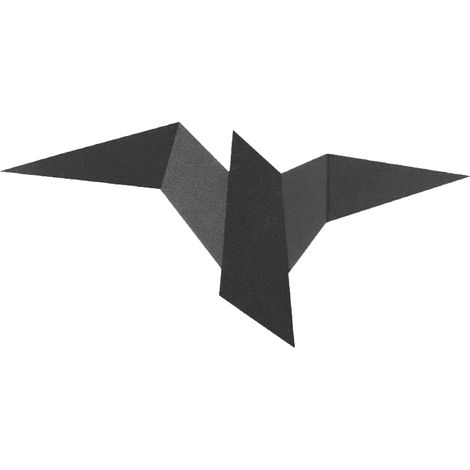 Applique murale LED à miroir croisé en forme d'oiseau, simple et créative, pour bureau, fond de mur, lampe d'ambiance pour salon, chambre ou chevet. (1/5)