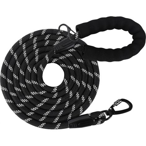 Hundetrainingsleine, 1,5 m, lange Leine mit gepolstertem Griff für kleine, mittlere und große Hunde (1/5)