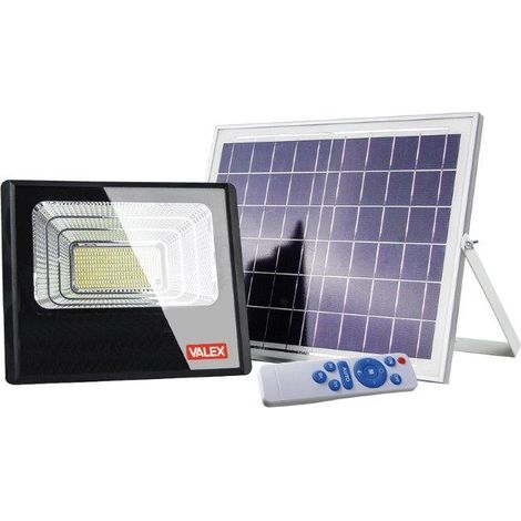 Valex Proiettore Solare in Alluminio 25W con Pannello