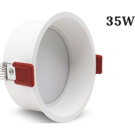 Faretto LED Incasso Soffitto Moderno Rotondo Bianco 35W Luce Fredda Bordo Estern (1/5)
