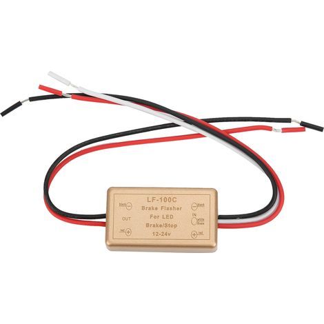 Module Relais Flash LED 12-24V pour Auto LF-100C, Contrôleur de Clignotant, Installation Facile (1/5)