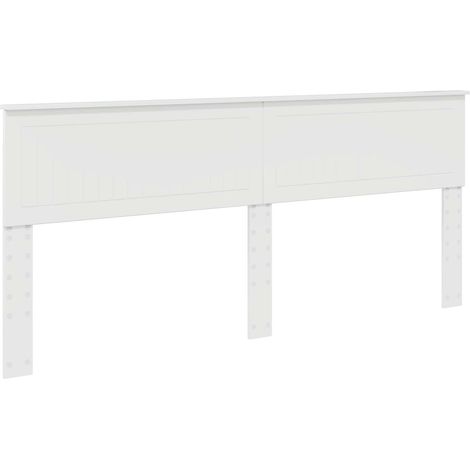 Maison Exclusive - Testiera Bianco Lucido Legno multistrato