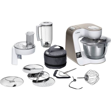Bosch – Robot pâtissier 3,9 L – Puissance 1000W – Bol inox – Mouvement planétaire 3D – Balance intégrée et minuteur (1/5)