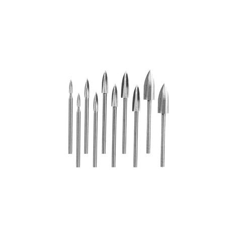 10 Pièces D'Accessoires De Forage De Sculpture Et De Gravure Sur Bois Foret De Gravure Foret À Bois Bricolage Adapté Aux Outils Rotatifs, avec caractéristiques : 10PIÈCES, Accessoire, Outil, Bois (1/5)