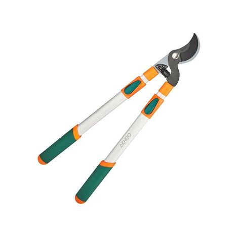 Sécateur télescopique à 2 mains avec lames en acier et poignées ergonomiques (1/2)