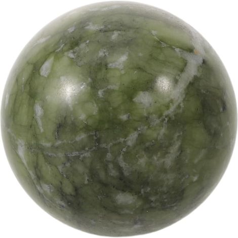 Sphère de Cristal Naturel de Jade Vert Poli 4-5 Cm en Pierre Feng Shui pour Décoration Intérieure Salon Bureau Ornement Énergétique de Prospérité et Richesse (1/5)