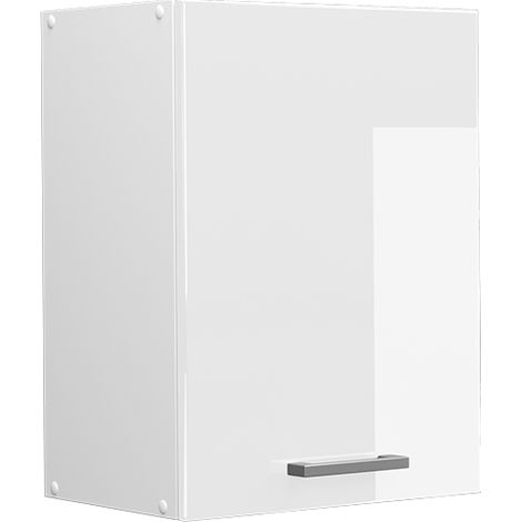 Pensile da cucina R-Line, Bianco lucido, 45 cm, Vicco