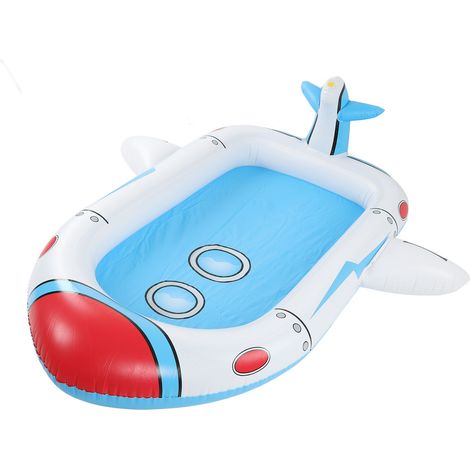 Aufblasbarer PVC-Wassersprinklerpool, wunderschöne Wasserspielmatte für Kinder, Gartenbrunnen-Spielzeug, Sky Ship (1/5)