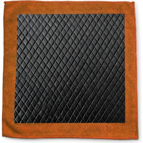 Chiffon d'argile à losanges orange (1/5)