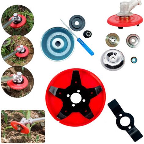 Disques de débroussailleuse 10 pièces – Acier et alliage haute qualité – Lame étoile pour coupe efficace – Compatible avec débroussailleuses