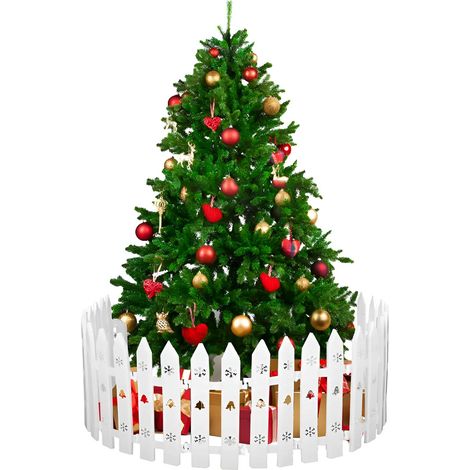 15 panneaux de clture pour sapin de Nol 12 pices en plastique (1/5)