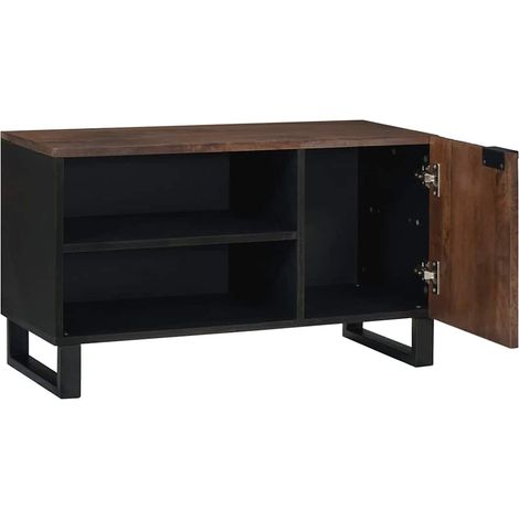Unites TV Banc TV Armoire TV Noyer 80 x 33 x 46 cm Bois d'ingénierie (1/5)