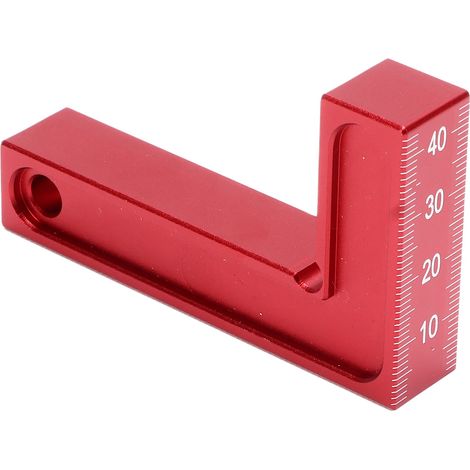 Équerres de mesure en aluminium pour menuiserie, fixation à angle droit 90° précise (1/5)