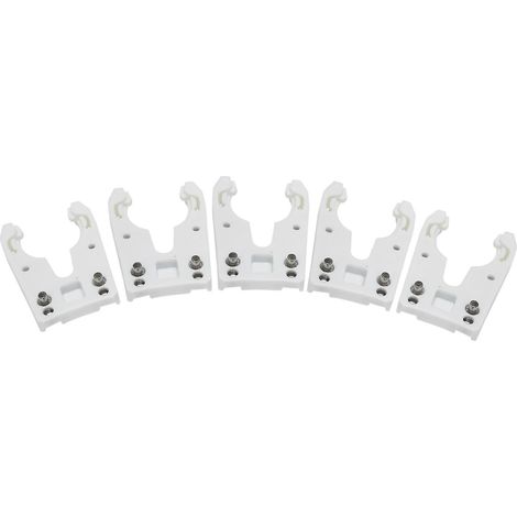Lot de 5 pinces porte-outils ISO 30 en fer et ABS avec griffes en caoutchouc ignifugé - dt (1/5)