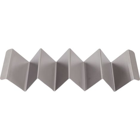 Lot de 2 supports à tacos en acier inoxydable, forme vague, pour cuisson au four et grillade (1/5)