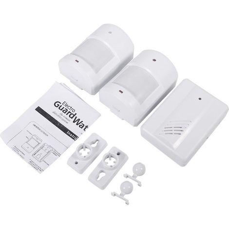 Wireless Motion Detector Security Alarm Doorbell System for Home (1 Receiver, 2 Transmitters) (1/5)