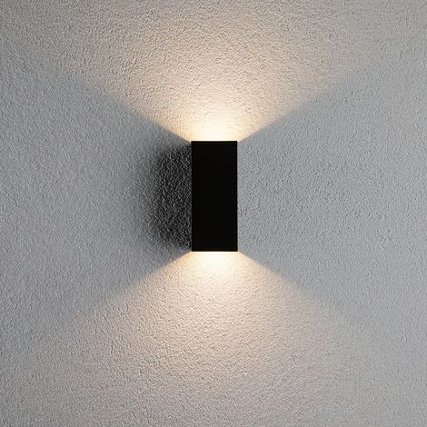 Paulmann LED Outdoor Außenwandleuchte Flame, 2 x 2,8 W, 390 lm, IP44, 3000 W, Warmweiß (1/4)