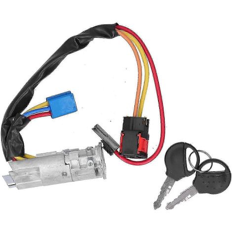 Contacteur d'allumage avec clés pour Peugeot 206 406 Citroën XSARA (1/5)