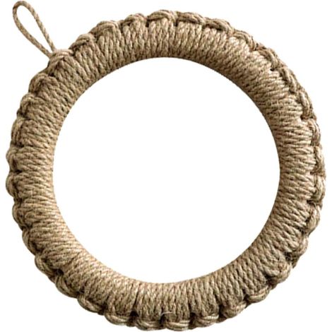 Dessous de plat en bois et herbe de lin, kaki (1/5)