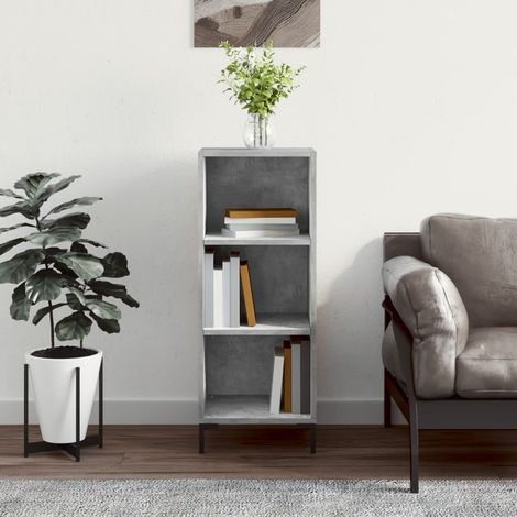 Buffet  Meuble de rangement  Armoire de cuisine gris béton 34,5x32,5x90 cm bois d'ingénierie 67526 (1/5)