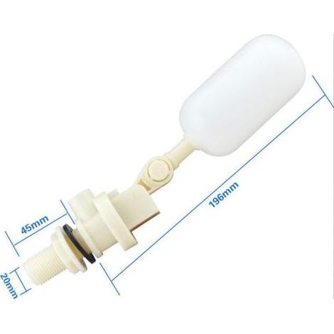 Robinet à flotteur pour le remplissage automatique des abreuvoirs pour chiens, bovins et moutons. Robinet à boisseau sphérique d'arrêt de remplissage automatique 1/2" NPT. (1/5)